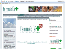Tablet Screenshot of farmacia-deutschland.com
